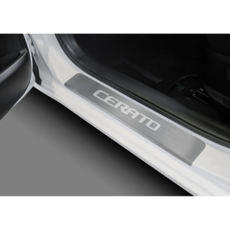 Накладки на пороги для Kia Cerato 2013-2016 2016-н.в Rival NP.2805.3