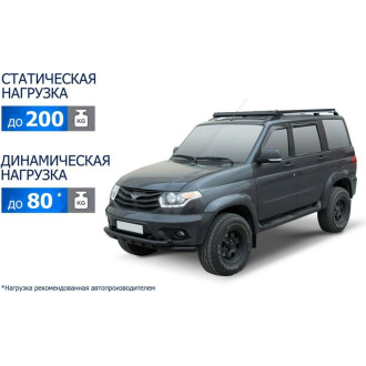 Багажник на крышу для УАЗ patriot 2005-2016- Rival T.6302.1