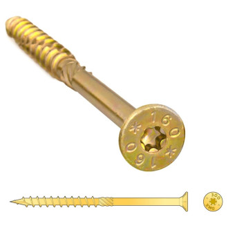 Самонарезающий шуруп для дерева Rusconnect CS 06280 6х280 (100 шт.)
