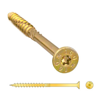 Самонарезающий шуруп для дерева Rusconnect CS 08160 8х160 (100 шт.)
