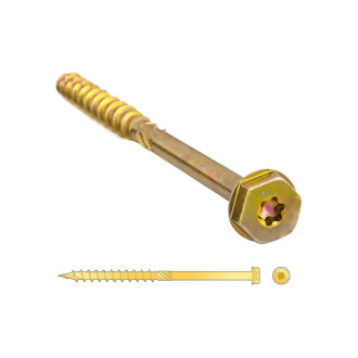 Самонарезающий шуруп для дерева Rusconnect CK 12260 12х260 (50 шт.)
