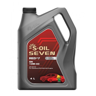 Моторное масло S-OIL SEVEN RED#7 SN 10W-40