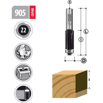 Обгонная фреза WOODWORK 905.9525.08