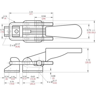 Защелкивающийся струбцина WOODWORK GH-40323
