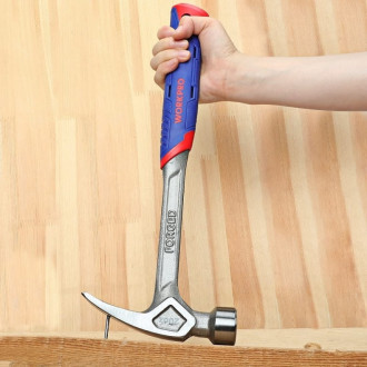 Цельнометаллический молоток-гвоздодер WORKPRO WP241015