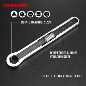 Разводной ключ WORKPRO WP272017