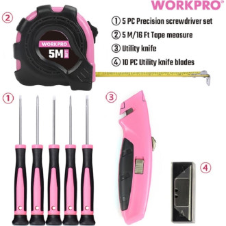 Набор инструментов для женщин WORKPRO WP206818