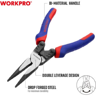 Длинногубцы для тяжелых работ WORKPRO WP231088