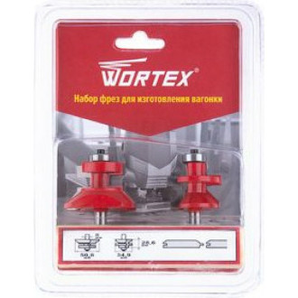 Набор рамочных фрез по дереву WORTEX 318096