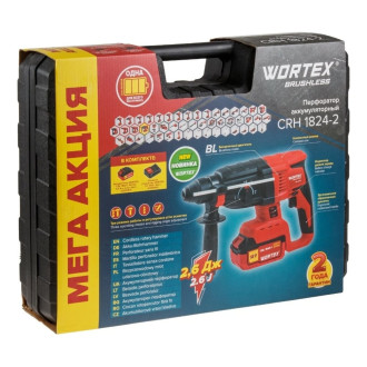 Аккумуляторный перфоратор WORTEX CRH 1824-2 ALL1