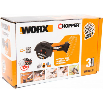 Аккумуляторная болгарка (ушм) WORX WX801.9
