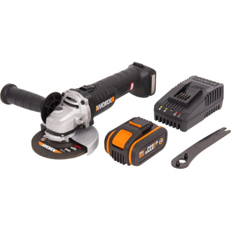Бесщеточная аккумуляторная болгарка (ушм) WORX WX812