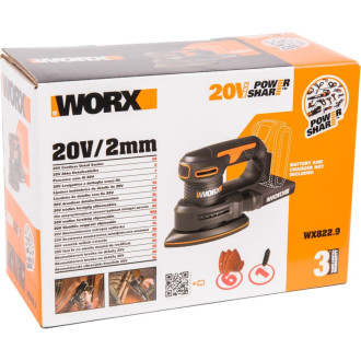 Аккумуляторная виброшлифмашина WORX WX822.9