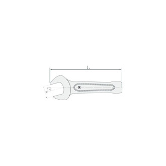 Ударный рожковый ключ WEDO NS141-55