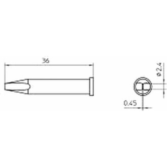 Паяльное жало WELLER XT BSL