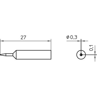 Паяльное жало WELLER XNT 1SCNW