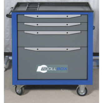 Инструментальная тележка Toollbox standart TBS-4 RAL 5005