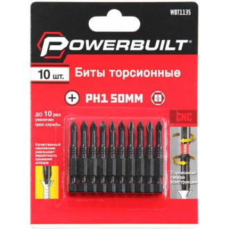 Торсионные биты TORGWIN Powerbuilt