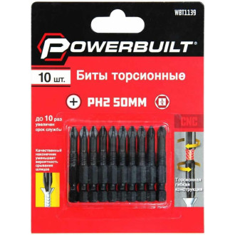 Торсионные биты TORGWIN Powerbuilt