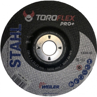 Круг шлифовальный по стали TOROFLEX EA24S-BF PRO+