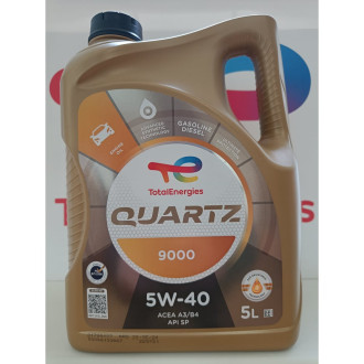Масло для 4-х тактных двигателей TOTAL (11772) QUARTZ 9000 5W40