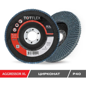 Лепестковый круг торцевой TOTFLEX aggressor 2