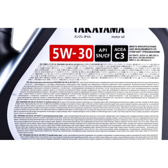 Моторное масло TAKAYAMA SAE 5W30 API SN/CF C3