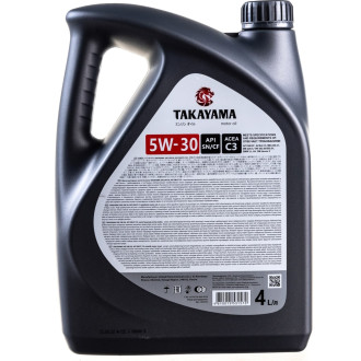 Моторное масло TAKAYAMA SAE 5W30 API SN/CF C3