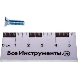 Оцинкованный винт с потайной головкой Tech-Krep М5х16 DIN965 (18 шт.)