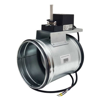 Регулирующая круглая заслонка TECHNO TKD160-02DN