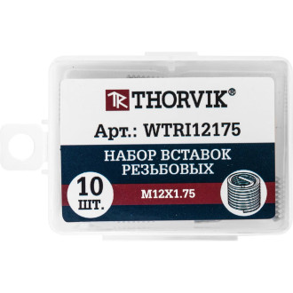 Набор резьбовых вставок THORVIK WTRI12175