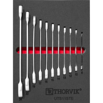 Набор ключей комбинированных трещоточных THORVIK UTS11STE