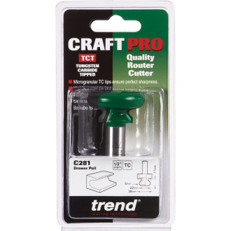Кромочная фигурная фреза по дереву Trend C281X1/2TC