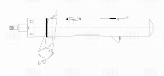 Передний левый амортизатор (стойка) для автомобиля Ford Kuga (12-) TRIALLI AG 10175