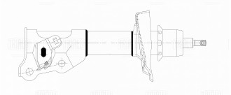 Передний правый амортизатор (стойка) для автомобиля Honda Civic (06-) седан TRIALLI AG 23351