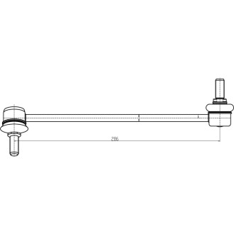 Левая стойка переднего стабилизатора для Chevrolet Captiva (06-)/Opel Antara (06-) TRIALLI SP 0506