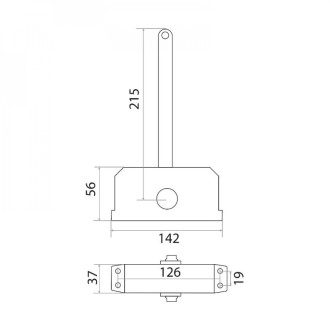 Дверной доводчик Trodos TD-40