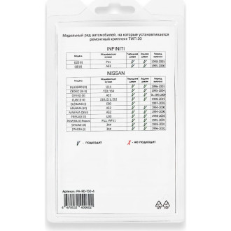 Ремкомплект ограничителей дверей Unevix PA-RD-T30-4