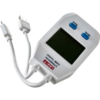 Usb-тестер измерение напряжения, тока, емкости электроэнергии UNI-T UT658DUAL