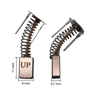 Графитовая щетка для BOSCH GSR140.180-Li UNITED PARTS 90-0807