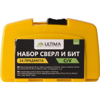 Набор сверл и бит ULTIMA 113600