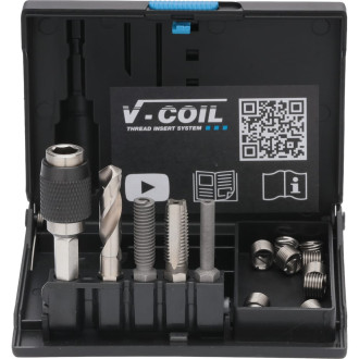 Набор для восстановления резьбы VOLKEL М6x1,0 V-Coil Rapid