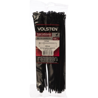 Хомут Volsten V02-1B-3,6х250-100