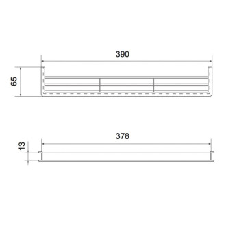 Вентиляционная решетка для цоколя Volpato 2190-449-CL