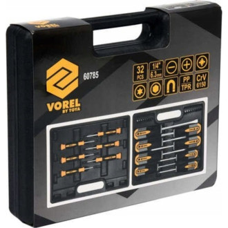 Набор отверток и бит VOREL 60785