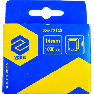 Скобы для степлера VOREL 14 мм (1000 шт.)
