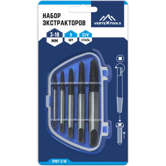 Набор экстракторов vertextools 0987-3-18