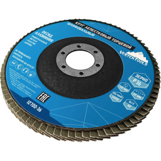 Торцевой круг лепестковый vertextools 12700-036