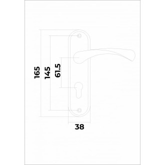 Ручка VETTORE 61.1313 miNI AB