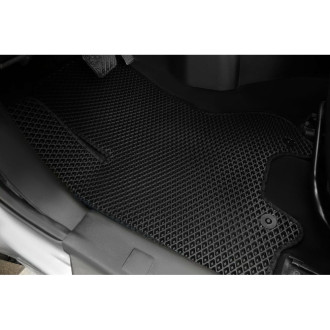 Коврик в салон и багажник для Skoda Rapid 2020-2022 без бок карманов Vicecar SB41015RХ_беж